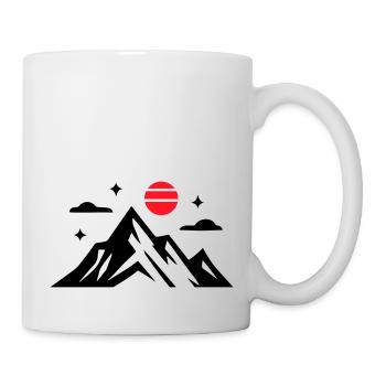 Mountains icon - Mug - white - Right