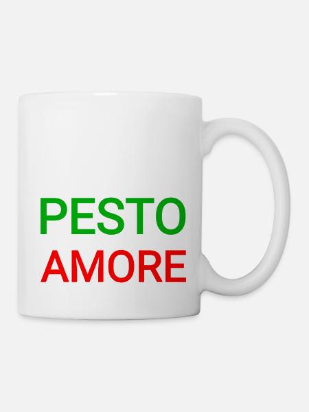 Pesto Amore - Tasse - Weiß
