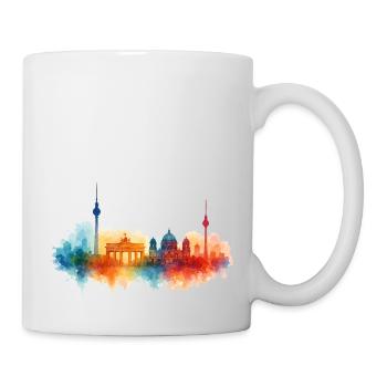 Berlin City Watercolor City - Mug - white - Right