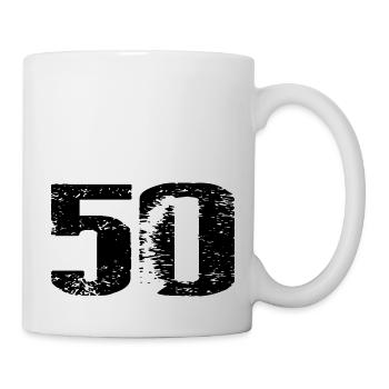 50 Number Leotard - Mug - white - Right