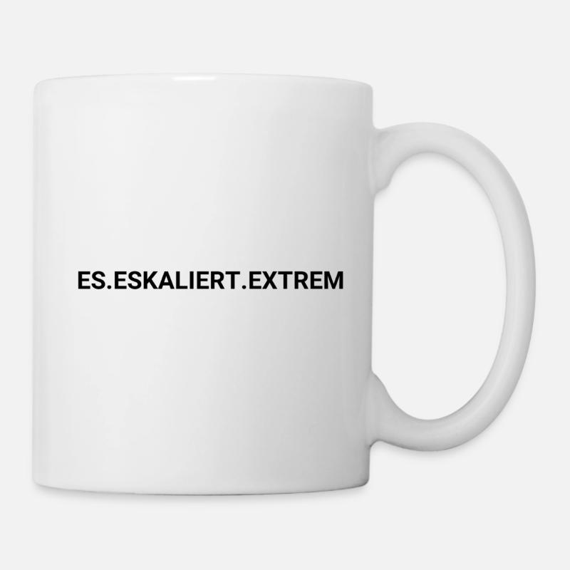 ES ESKALIERT EXTREM - Tasse - Weiß