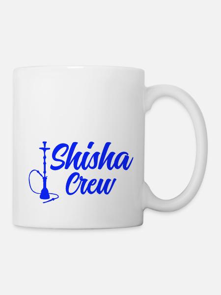 shisha crew - Tasse - Weiß