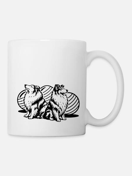 Driftball (colorable) - Mug blanc - blanc