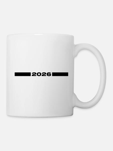 2026 Linie - Tasse - Weiß