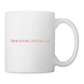 Son histoire. Ses règles - Mug blanc - blanc - Droite