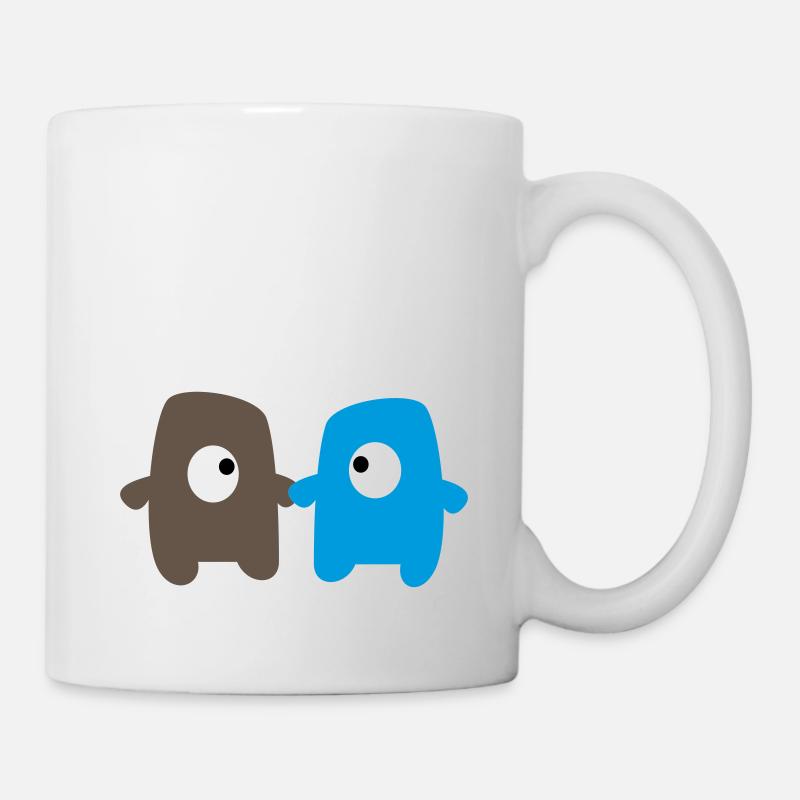 Monsters in love - Tasse - Weiß