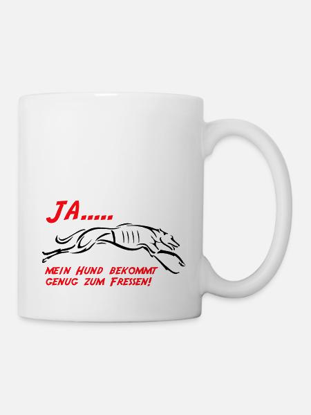 Mon chien est assez à manger - Mug blanc - blanc