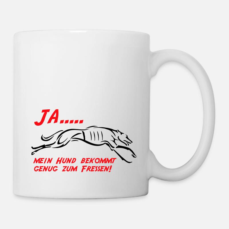Mon chien est assez à manger - Mug blanc - blanc