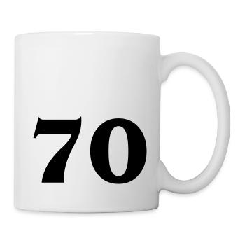 Zahl 70 - Mug - white - Right