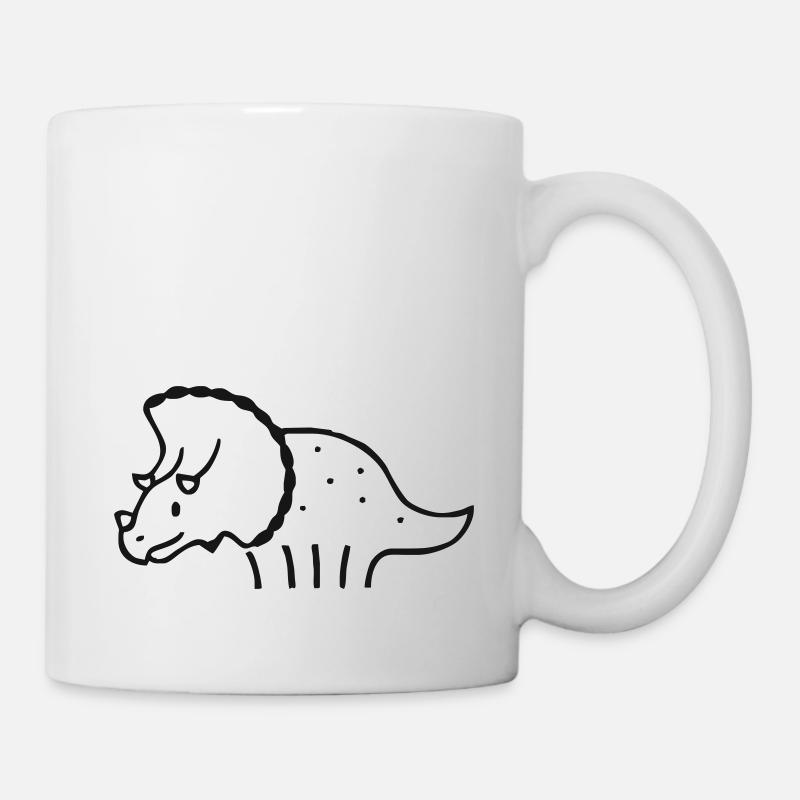 Triceratops Child - Mug - white