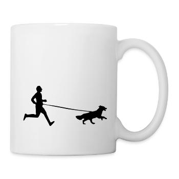 canicross men - Tasse - Weiß - Rechts