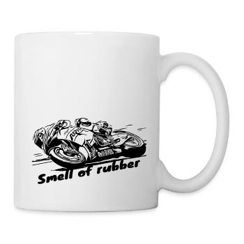 Der Geruch von Gummi 2 Motorradkollektion - Tasse - Weiß - Rechts