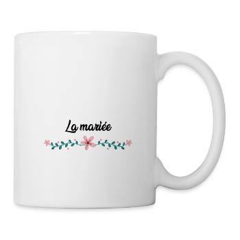 La mariée fleur - Mug blanc - blanc - Droite