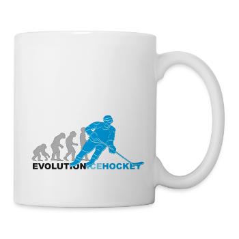 Evolution Ice Hockey, Eishockey - Tasse - Weiß - Rechts