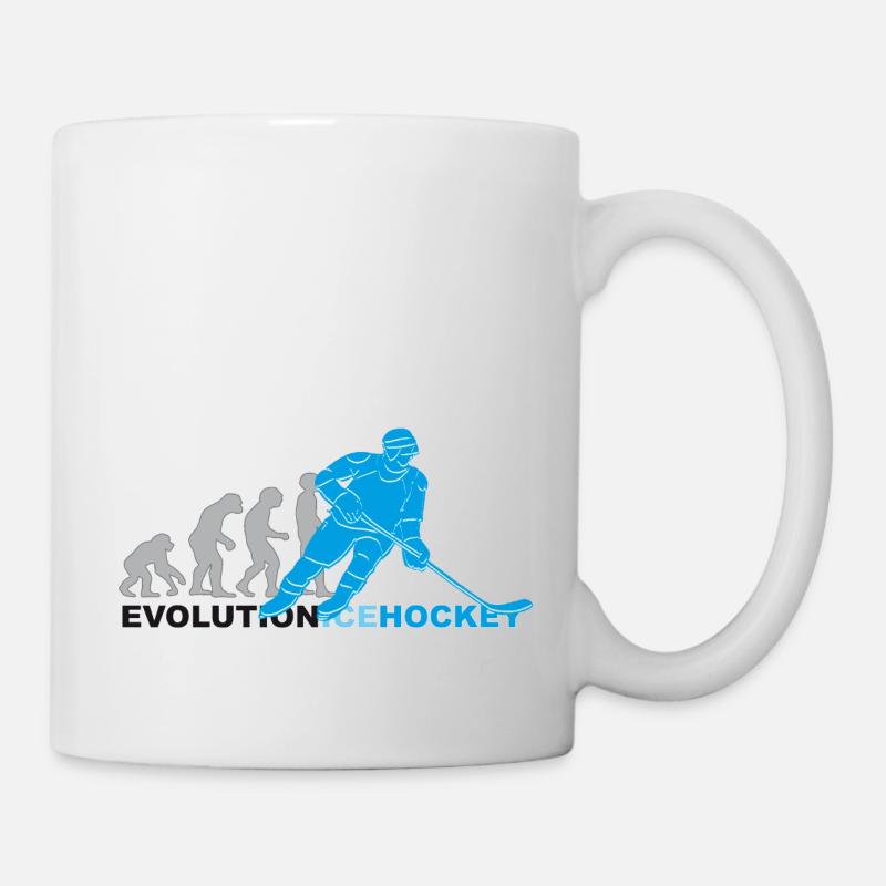 Evolution Ice Hockey, Eishockey - Tasse - Weiß