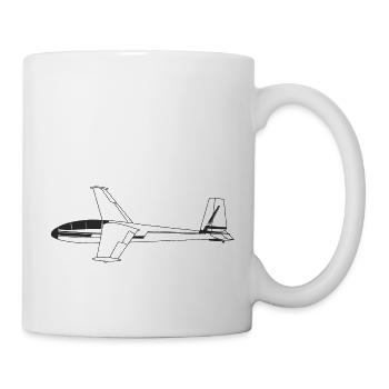 blanik glider glider glider glider - Mug - white - Right