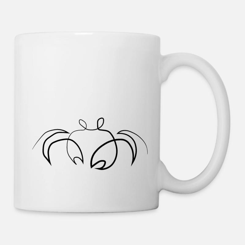 Krabbe - Tasse - Weiß