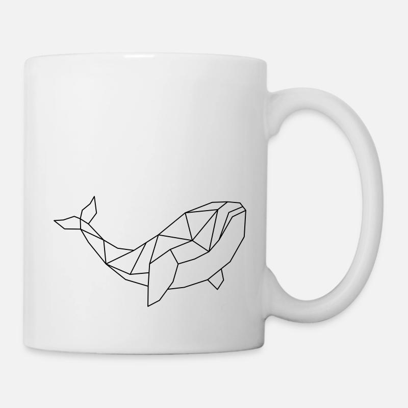 Wal Geometrisch - Mug blanc - blanc
