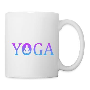 Yoga Namaste - Tasse - Weiß - Rechts