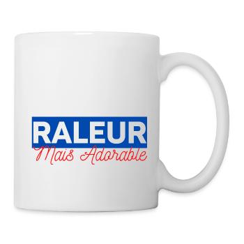 râleur mais adorable - Mug blanc - blanc - Droite