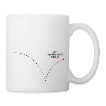 Der springende Punkt - Tasse - Weiß - Rechts