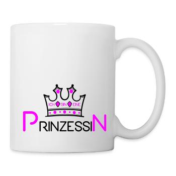 Ich bin eine Prinzessin, Princess - Tasse - Weiß - Rechts