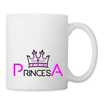 Je suis une princesse, princesse - Mug blanc - blanc - Droite