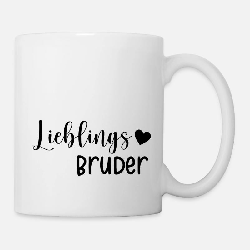 Lieblings Bruder Geschenkidee - Tasse - Weiß