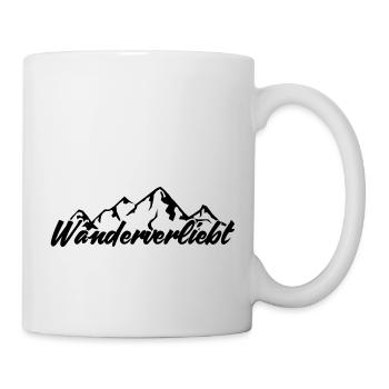 Wanderverliebt - - Tasse - Weiß - Rechts
