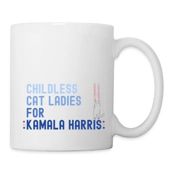 Childless Cat Ladies for Kamala Harris 2024 - - Mug - white - Right