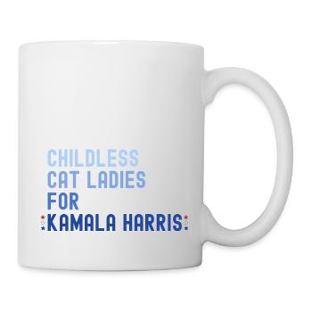 Childless Cat Ladies for Kamala Harris 2024 - - Mug - white - Right