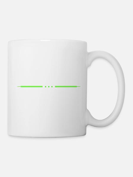 Sterne Linie - Tasse - Weiß
