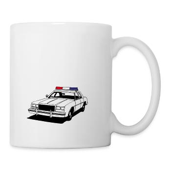 Police Car II - Mug blanc - blanc - Droite