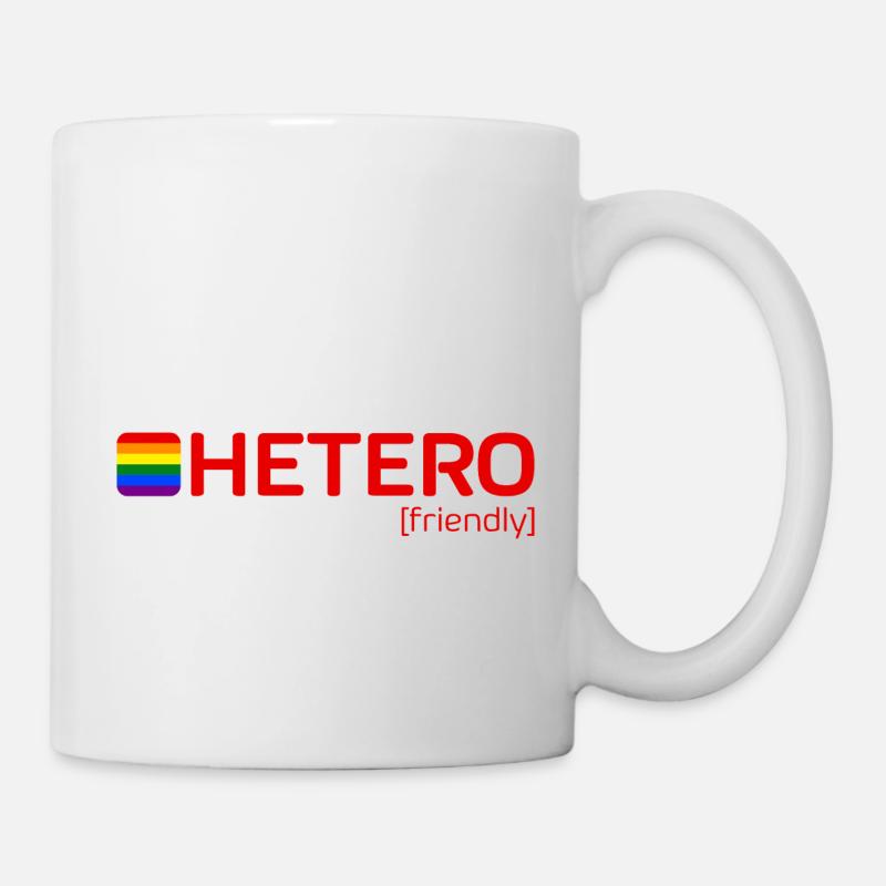 HETERO [friendly] - Tasse - Weiß