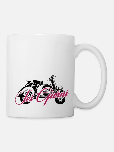 Sei Giorni 6-Day Rally Shifter Scooter 2Stroke Italy - Mug - white