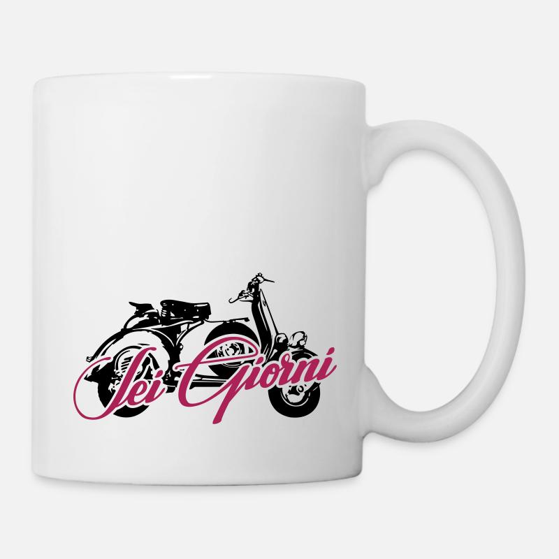 Sei Giorni 6-Tages Rallye Schaltroller 2Takt Italy - Tasse - Weiß