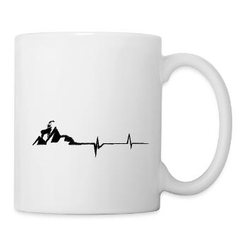 Heartbeat - Goat - Mountain - (4) - Mug - white - Right