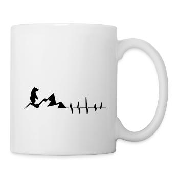 Heartbeat - Bear - Mountain - (2) - Mug - white - Right