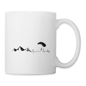 Heartbeat - Mountain - Paragliding - (10) - Mug - white - Right