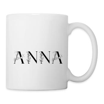 Nom - Anna - Mug blanc - blanc - Droite
