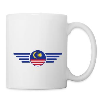 Malaysia Stil Design T-Shirt - Tasse - Weiß - Rechts
