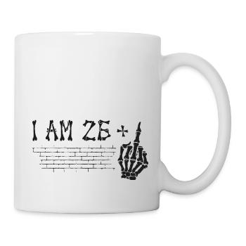 27e anniversaire squelette main - j’ai 26 ans plus moyen - Mug blanc - blanc - Droite