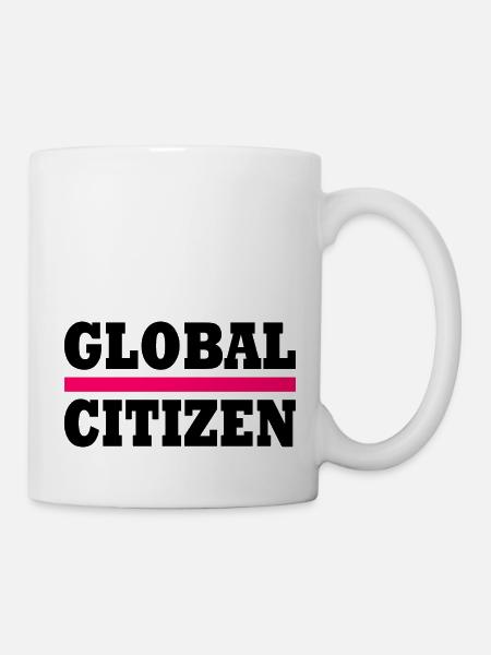 global citizen - Tasse - Weiß