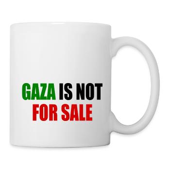 gaza is not for sale - Mug - white - Right