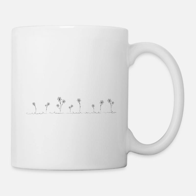 blumenwiese - Mug blanc - blanc