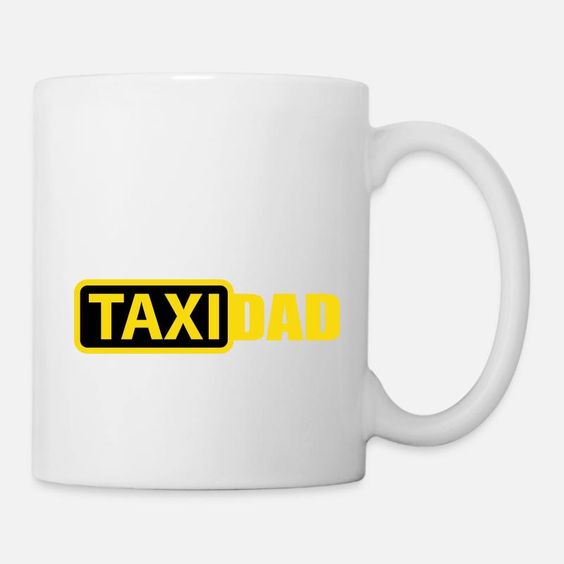 Farben änderbar | Taxi Dad - Tasse - Weiß