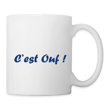 C'est ouf - Mug blanc - blanc - Droite