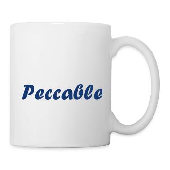 Peccable - Mug blanc - blanc - Droite