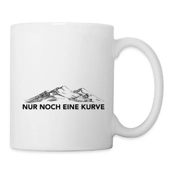 Nur Noch Eine Kurve - (9) - Tasse - Weiß - Rechts