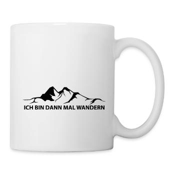 Ich Bin Dann Mal Wandern - (4) - Tasse - Weiß - Rechts